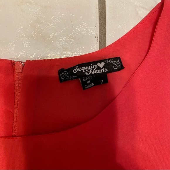 NWT Sequin Hearts dress Size 7 - Picture 7 of 8